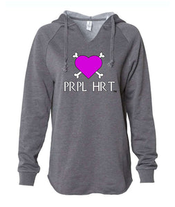 PRPL HRT Logo Women's Hooded Sweatshirt