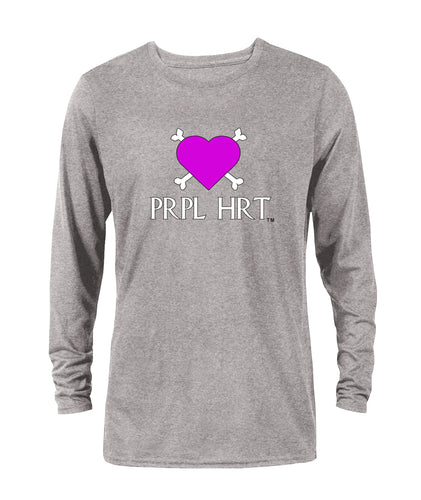 PRPL HRT Logo Men's Long Sleeve T-Shirt