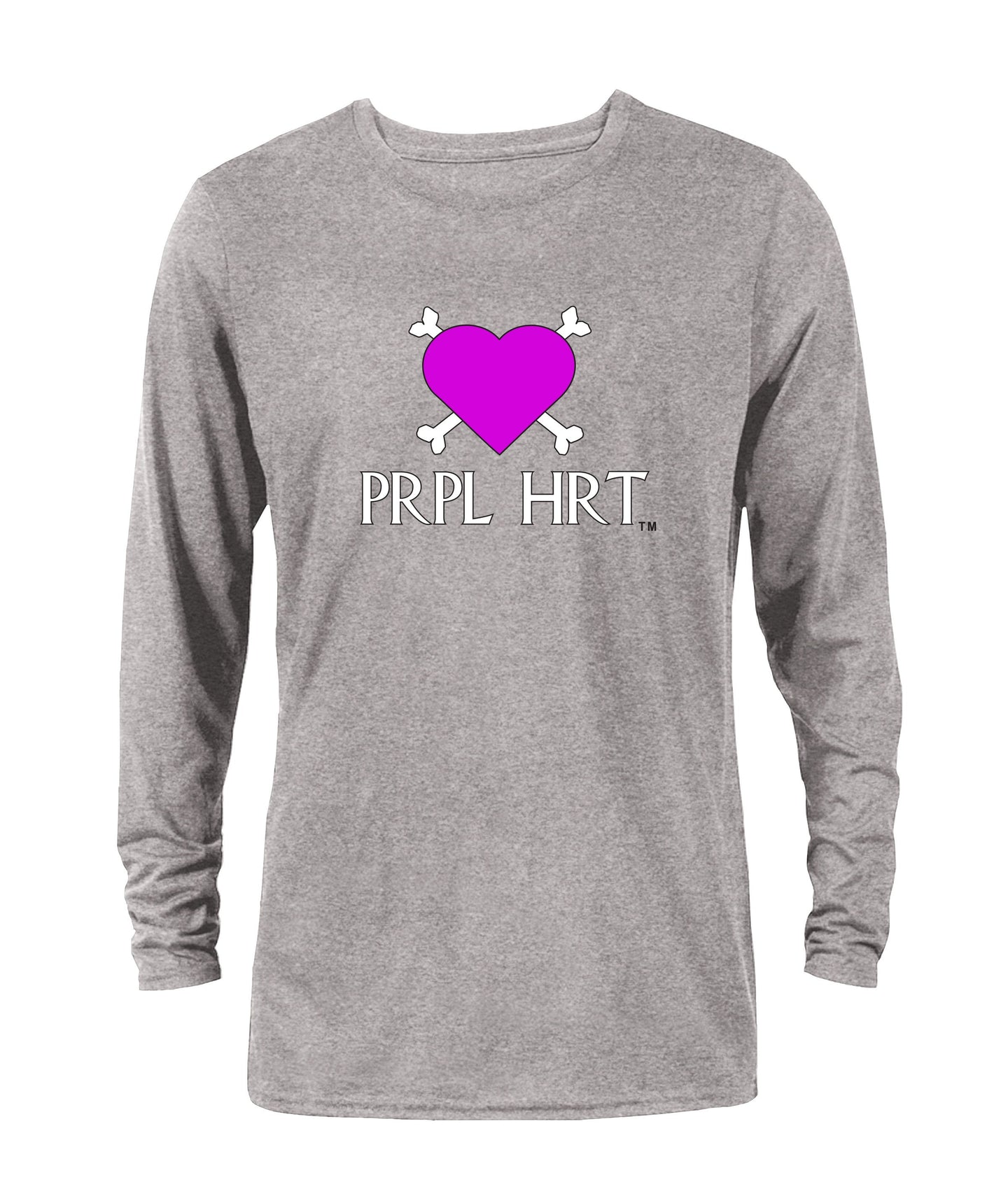 PRPL HRT Logo Men's Long Sleeve T-Shirt