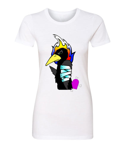 PRPL HRT Flaming Women's T-Shirt