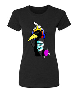 PRPL HRT Flaming Women's T-Shirt